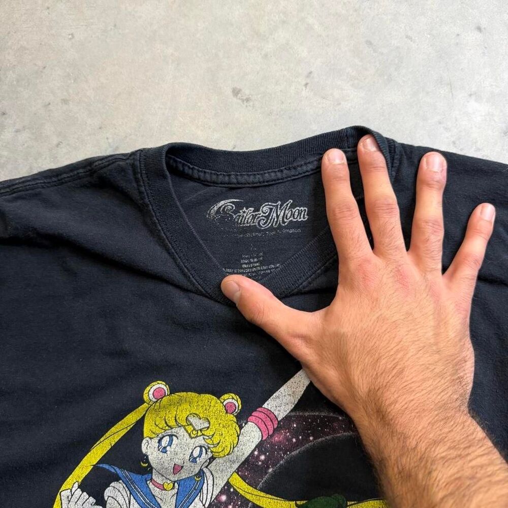Sailor-moon Women's Black T-shirt - Picture 3 of 7